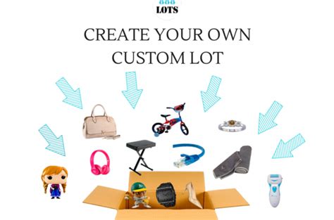 Create Your Own Custom Lot – Now Available Only At 888 Lots.